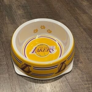 LA LAKERS DOG BOWL